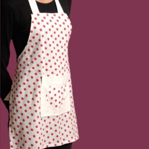 Polka Dot Childs Apron 7- 14 years