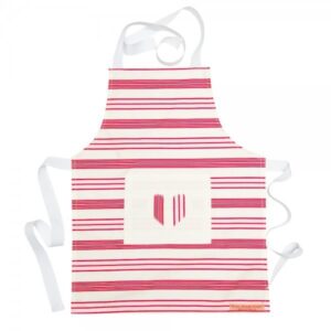 Candy Pink Stripe Childs Apron 2-5 years
