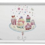 M7 CUPCAKE Delights Large Serving Tray