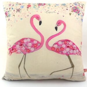 Pink Flamingo Cushion