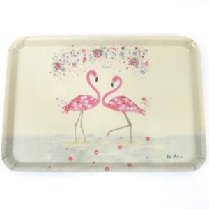 Pink Flamingo Large Serving Tray