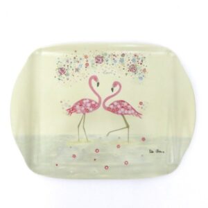 Pink Flamingo Medium Serving Tray