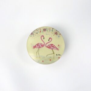 Pink Flamingo Trinket/Candle Box