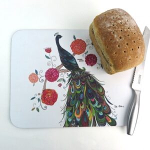 Splendid Peacock Kitchen Board