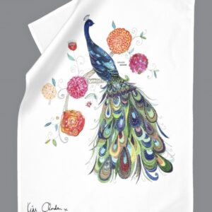 Splendid Peacock Tea Towel