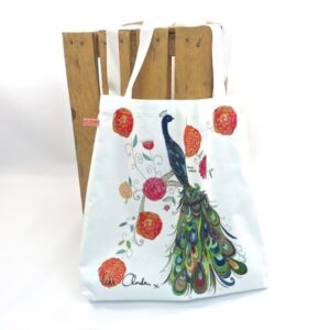 Splendid Peacock Tote Bag