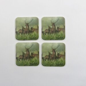 Norse Stag Set of 4 Coasters