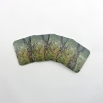 Sunrise Hare Set of 4 Coasters. Andrew Nottle for the Artist Collection