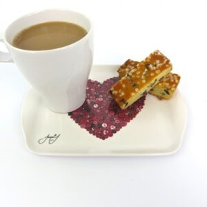 Red Button Heart Scatter Tray