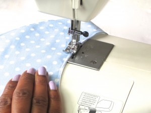Press and topstitch