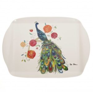 Splendid Peacock Medium Serving Tray