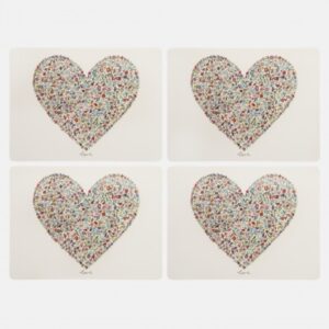 Ditsy Love Set of 4 Placemats