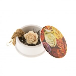 Rosa Trinket/Candle Box