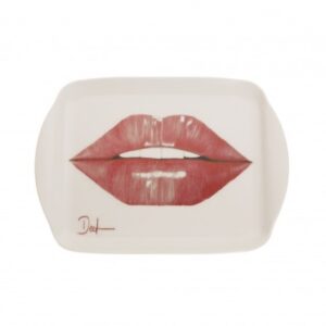 La Bouche Scatter Tray True Red on White